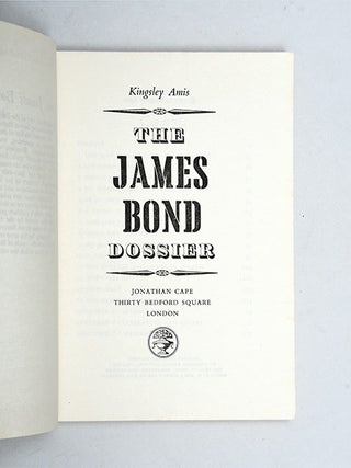 The James Bond Dossier.