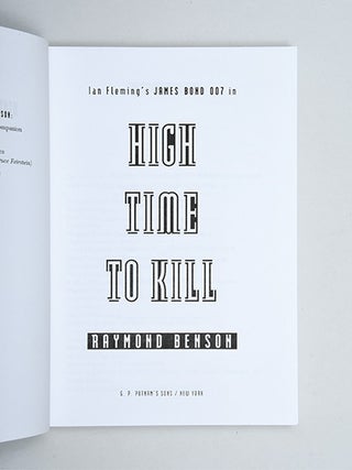 High Time to Kill.