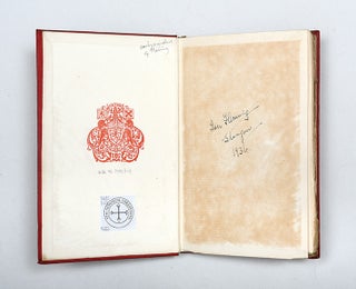Collection of seven volumes from the author's library.