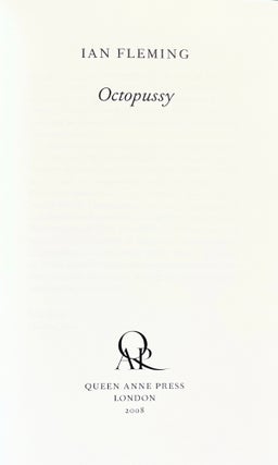 Octopussy (James Bond short stories).