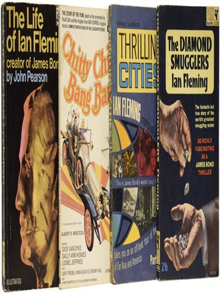 Ian Fleming and James Bond related group lot comprising: The Diamond Smugglers, Thrilling Cities, Chitty Chitty Bang Bang, Colonel Sun, biographies etc.
