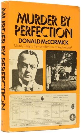 Item #64824 Murder By Perfection. Donald McCORMICK