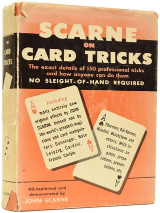 Item #64945 Scarne on Cards Tricks. John SCARNE
