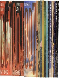 Item #65002 Ian Fleming's James Bond novels, the complete IFP 007 paperback series. Comprising:...