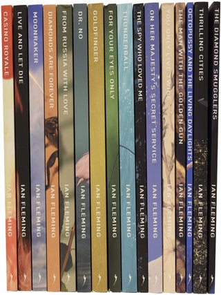 Ian Fleming's James Bond novels, the complete IFP 007 paperback series. Comprising: Casino Royale, Live and Let Die, Moonraker, Diamonds Are Forever, From Russia With Love, Dr. No, Goldfinger, For Your Eyes Only (short stories inc. From A View To A Kill, Quantum of Solace), Thunderball, The Spy Who loved Me, On Her Majesty's Secret Service, You Only Live Twice, The Man with the Golden Gun, Octopussy and The Living Daylights (short stories), together with The Diamond Smugglers & Thrilling Cities.
