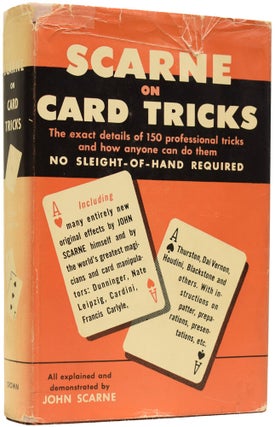 Item #65170 Scarne on Cards Tricks. John SCARNE