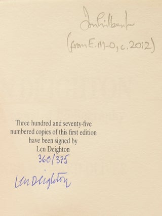Len Deighton. An Annotated Bibliography 1954-1985. Foreword by Julian Symons.
