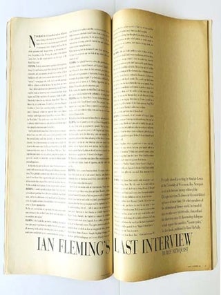 'Ian Fleming's Last Interview' contained within 'Show' magazine. Vol. IV, No 10, November 1964