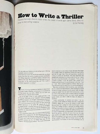 'How To Write A Thriller' contained within 'Show' magazine. Vol. 2, No 8, August 1962.