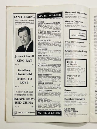 'How To Write A Thriller' contained within 'Books and Bookmen' magazine. Vol. 8, No 8, May 1963.