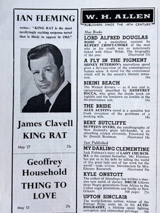 'How To Write A Thriller' contained within 'Books and Bookmen' magazine. Vol. 8, No 8, May 1963.