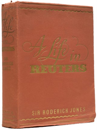 Item #65566 A Life In Reuters. Roderick JONES, Sir