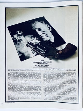 'How James Bond Destroyed My Husband' by Mrs. Ian Fleming Fleming, in Ladies' Home Journal, October 1966.