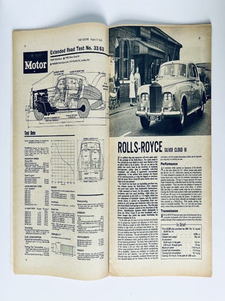 'Driving With James Bond', in The Motor magazine, August 21st 1963.