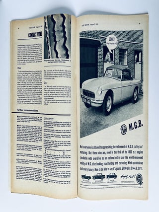 'Driving With James Bond', in The Motor magazine, August 21st 1963.