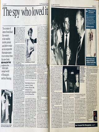 'The Spy Who Loved It' within 'Times 2' magazine, Monday April 7th 2008.