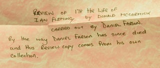 17F The Life of Ian Fleming.