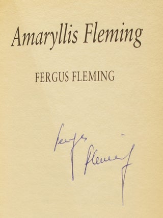 Amaryllis Fleming.