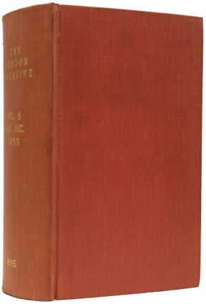 Item #65946 'The London Magazine'. Edited by John Lehmann, Complete Vol.6, in 12 issues, 1959....