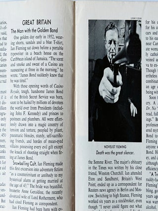 'The Man With The Golden Bond' in 'Time' magazine, 21st August 1964.