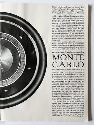 'Monte Carlo' contained within 'Cavalier' Magazine. Vol 13, No.120, June, 1963.