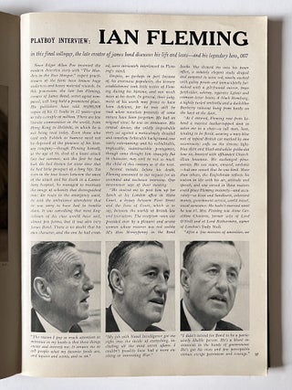 'Ian Fleming- Candid Conversation'. In 'Playboy' Magazine. December 1964.