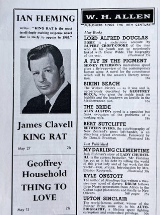 'How To Write A Thriller' contained within 'Books and Bookmen' magazine. Vol. 8, No 8, May 1963.