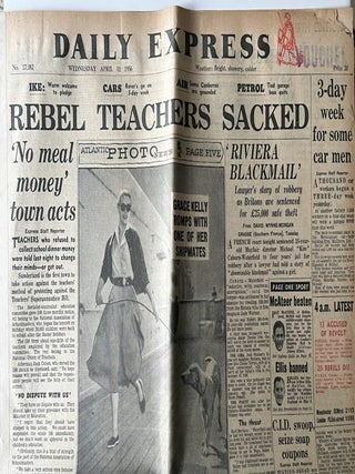 'How I Wrote Diamonds Are Forever' in the Daily Express. 11th April 1956.