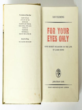 For Your Eyes Only.
