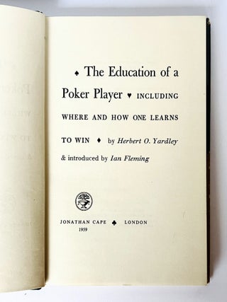 The Education Of a Poker Player.