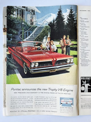 'The Perplexing Date Line' contained within 'Holiday' magazine. Vol. 28, No.5, November 1960