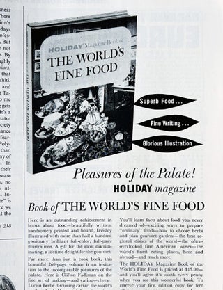 'The Perplexing Date Line' contained within 'Holiday' magazine. Vol. 28, No.5, November 1960