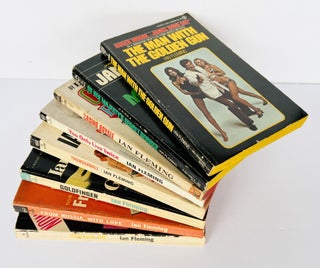 Ian Fleming's James Bond novels: Signet paperback film tie-in editions. Dr. No; From Russia With Love; Goldfinger; Thunderball; Casino Royale; You Only Live Twice; On Her Majesty's Secret Service; The Man with the Golden Gun.