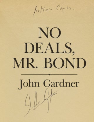James Bond in No Deals' Mr. Bond.