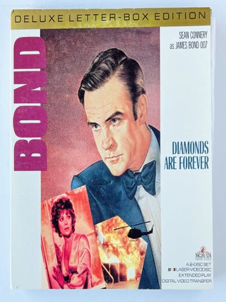 Ian Fleming's James Bond. Three Laser disc video recordings (Thunderball, You Only Live Twice, Diamonds Are Forever).