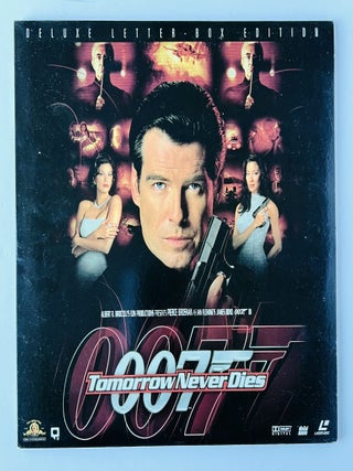 Ian Fleming's James Bond. Two Laser disc video recordings (Goldeneye, Tomorrow Never Dies).