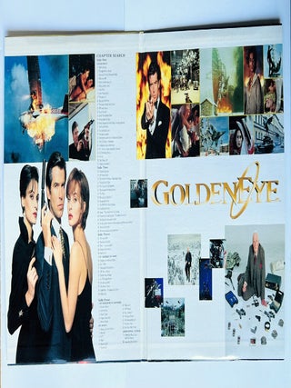 Ian Fleming's James Bond. Two Laser disc video recordings (Goldeneye, Tomorrow Never Dies).