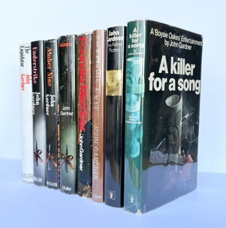 Item #67004 The complete Boysie Oakes spy novel series. Comprising The Liquidator, Understrike,...