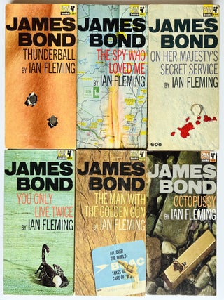 Complete Paperback First Editions of Ian Fleming's James Bond Novels. Comprising: Casino Royale, Live and Let Die, Moonraker, Diamonds Are Forever, From Russia With Love, Dr. No, Goldfinger, For Your Eyes Only (short stories inc. From A View To A Kill, Quantum of Solace), Thunderball, The Spy Who Loved Me, On Her Majesty's Secret Service, You Only Live Twice, The Man With the Golden Gun, Octopussy and The Living Daylights (short stories).