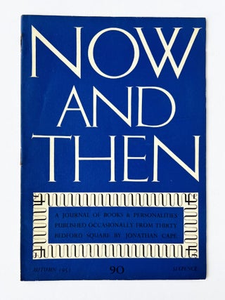Item #67496 'Live & Let Die' announcement within 'Now and Then' Magazine. No. 90, Autumn 1953....