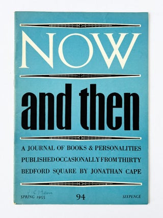 Item #67498 'Moonraker' review contained within 'Now and Then' magazine, Number 94, Spring 1955....