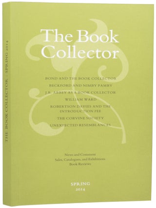 Item #68390 'James Bond and the Book Collector' within The Book Collector. Spring 2014. Ian...