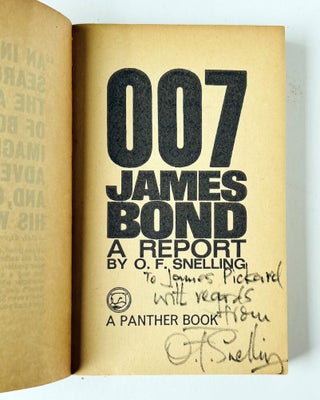 Double O Seven. James Bond. A Report.