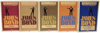 Coronet Paperback editions of the James Bond series comprising Casino Royale, Live and Let Die, Moonraker, Diamonds Are Forever, From Russia With Love, Dr. No, Goldfinger, For Your Eyes Only, Thunderball, The Spy Who loved Me, On Her Majesties Secret Service, You Only Live Twice, The Man with the Golden Gun, Octopussy & The Living Daylights.