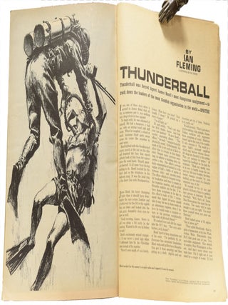 'Thunderball' (A James Bond Spy Thriller) contained within 'Argosy' magazine for men. Volume 353, Number 6, December 1961.