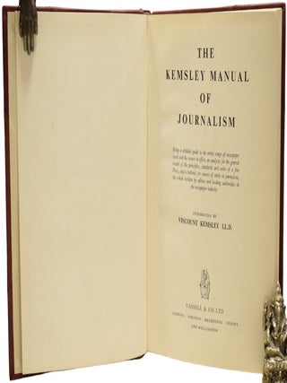 Contributes 'Foreign news' to 'The Kemsley Manual of Journalism'.