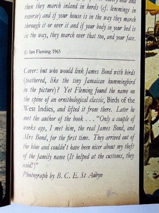 Ian Fleming's Jamaica. Contained in 'Sunday Times' Magazine, 15th August 1965.