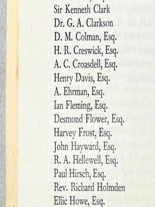 A Thousand years of French Books. A Catalogue of an Exhibition of Manuscripts, First Editions and Bindings, arranged by Desmond Flower and the National Book League.