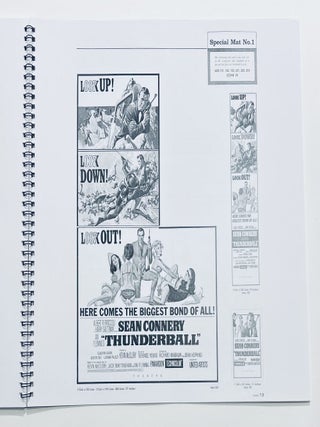 The James Bond Films: Exhibitor's Press Books (USA) Volumes 1 and 2.