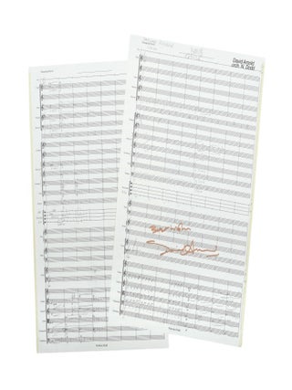 "I'm sorry James": The death of Vesper Lynd. A 'Casino Royale' music manuscript and related material.
